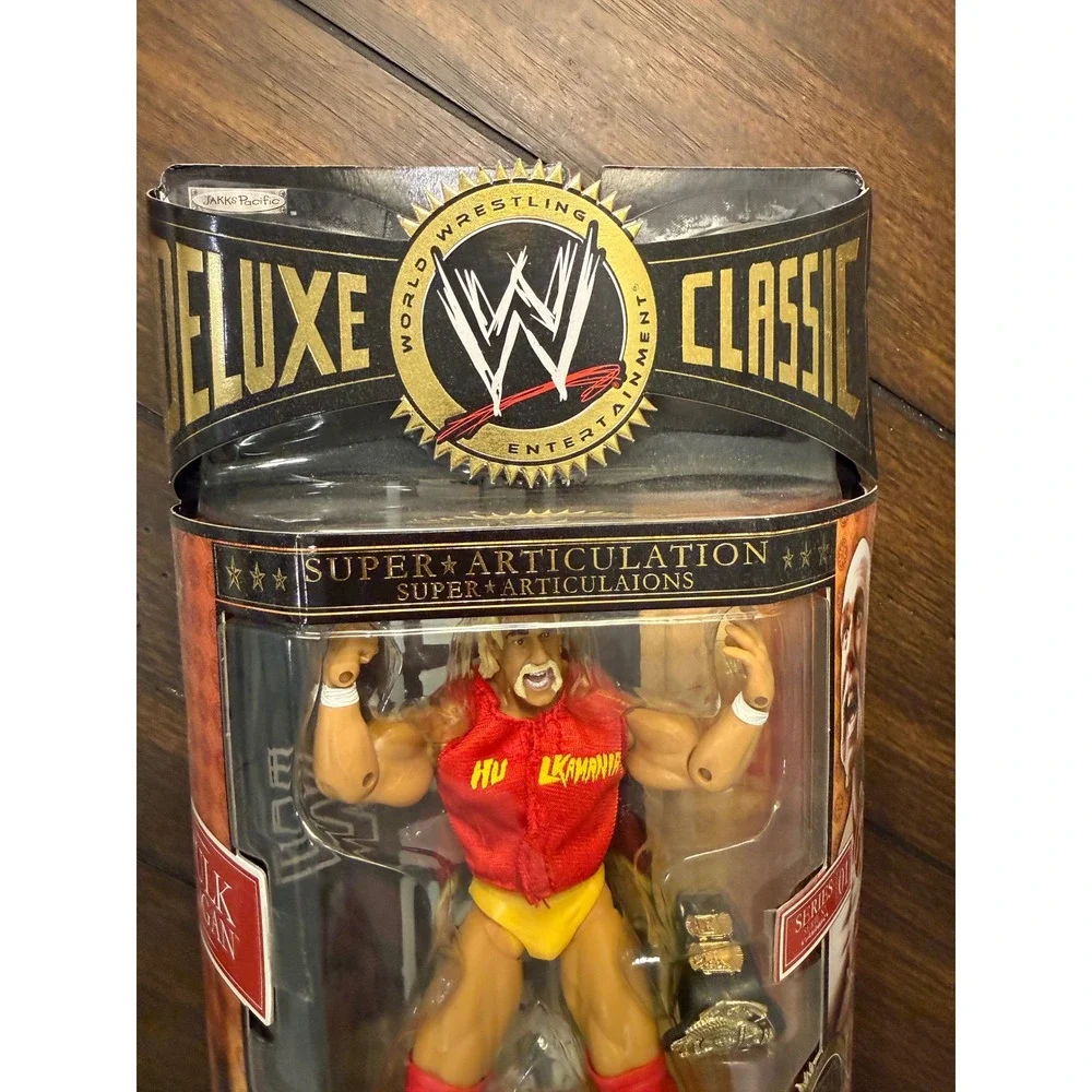 WWE Jakks Pacific Deluxe Classic Superstars Series 1 Hulk Hogan Action Figure